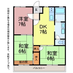 グリーンステージ中橋良の物件間取画像